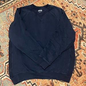 resale (Duluth Trading CO XL Navy Blue Crew Neck)